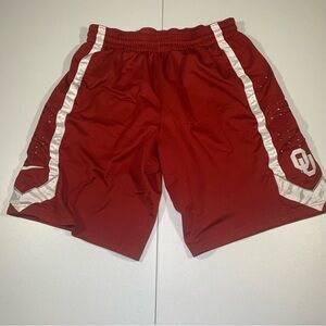 Oklahoma Sooners Red Nike Elite Dri Fit Basketball Shorts Mens Medium